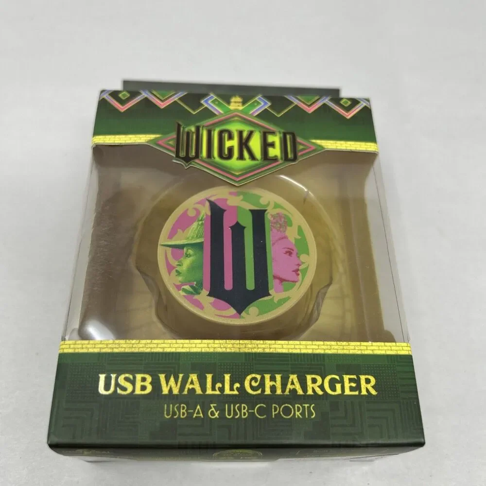 Wicked The Movie USB Wall Charger NEW